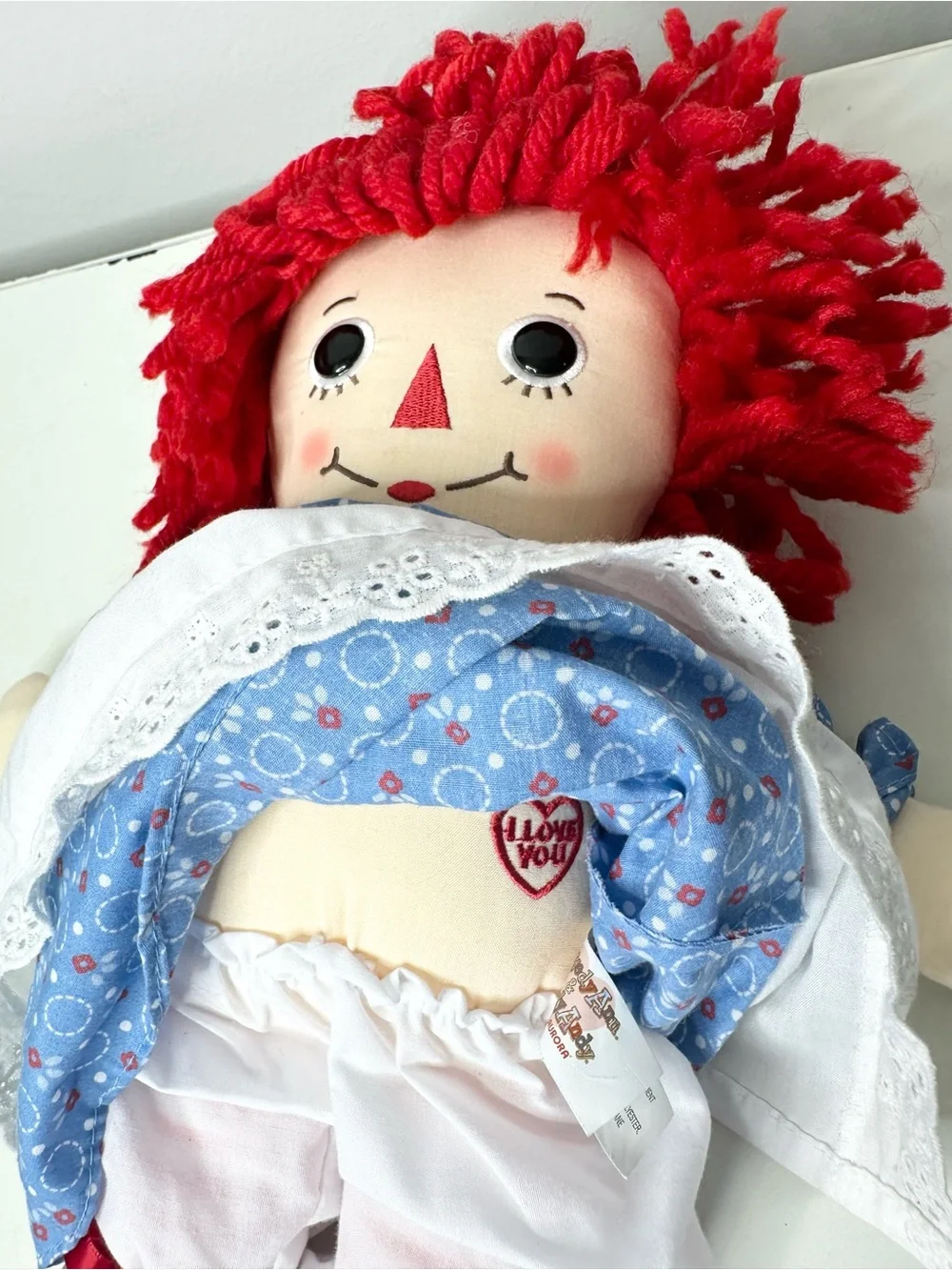 Raggedy Ann Doll- PRELOVED- aurora